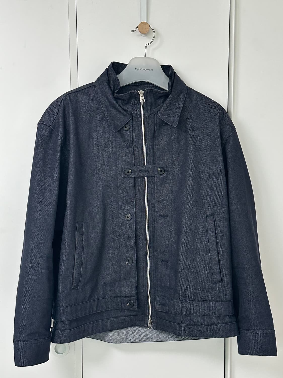 해칭룸 레이어드 데님 자켓 상품이미지1