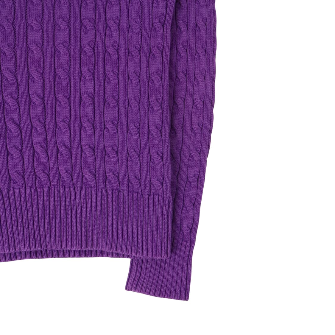 폴로 랄프로렌 퍼플 숄더버튼 케이블 니트 상품이미지7