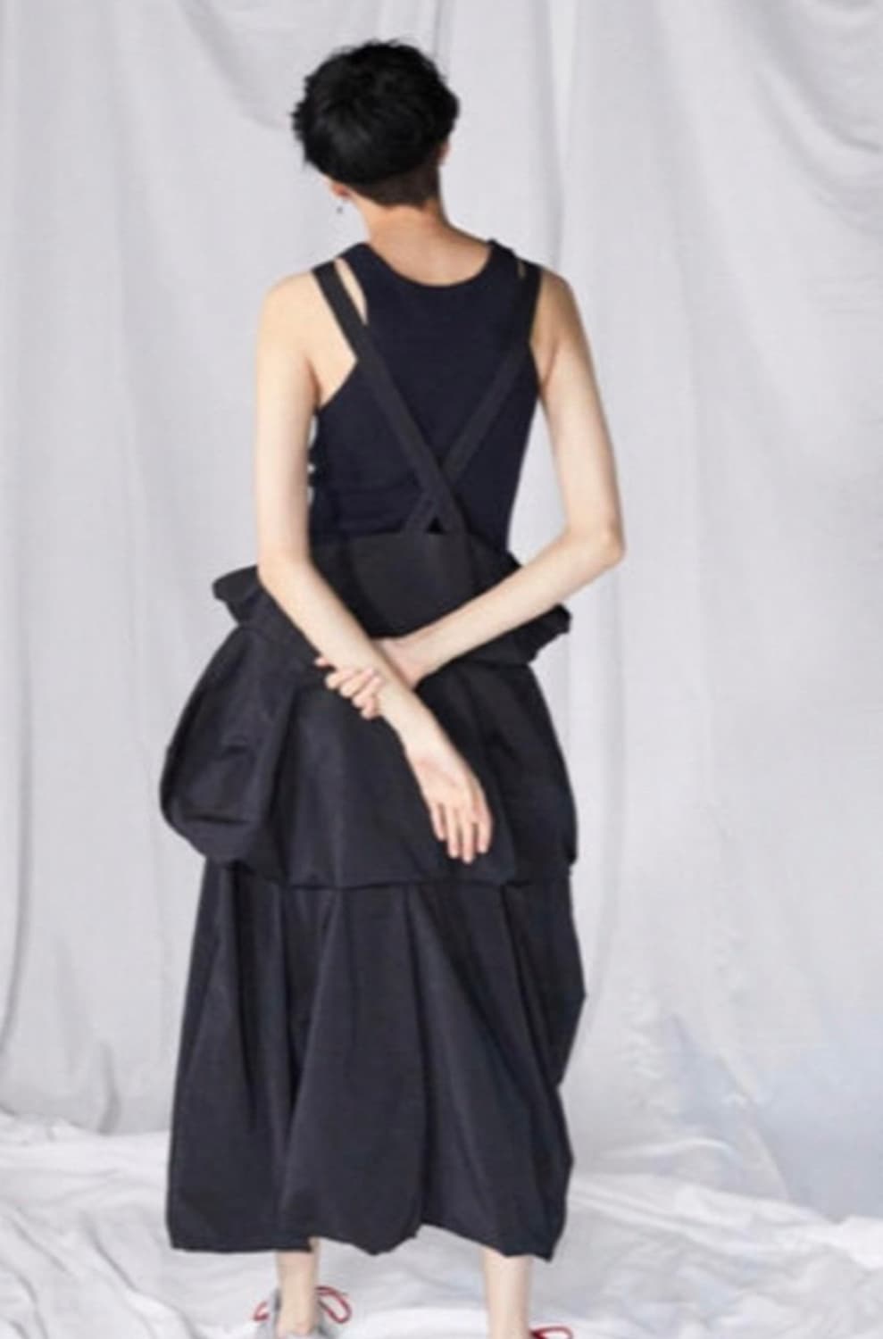 Enfold 엔폴드 콜렉션라인 서스펜더 스커트 상품이미지2