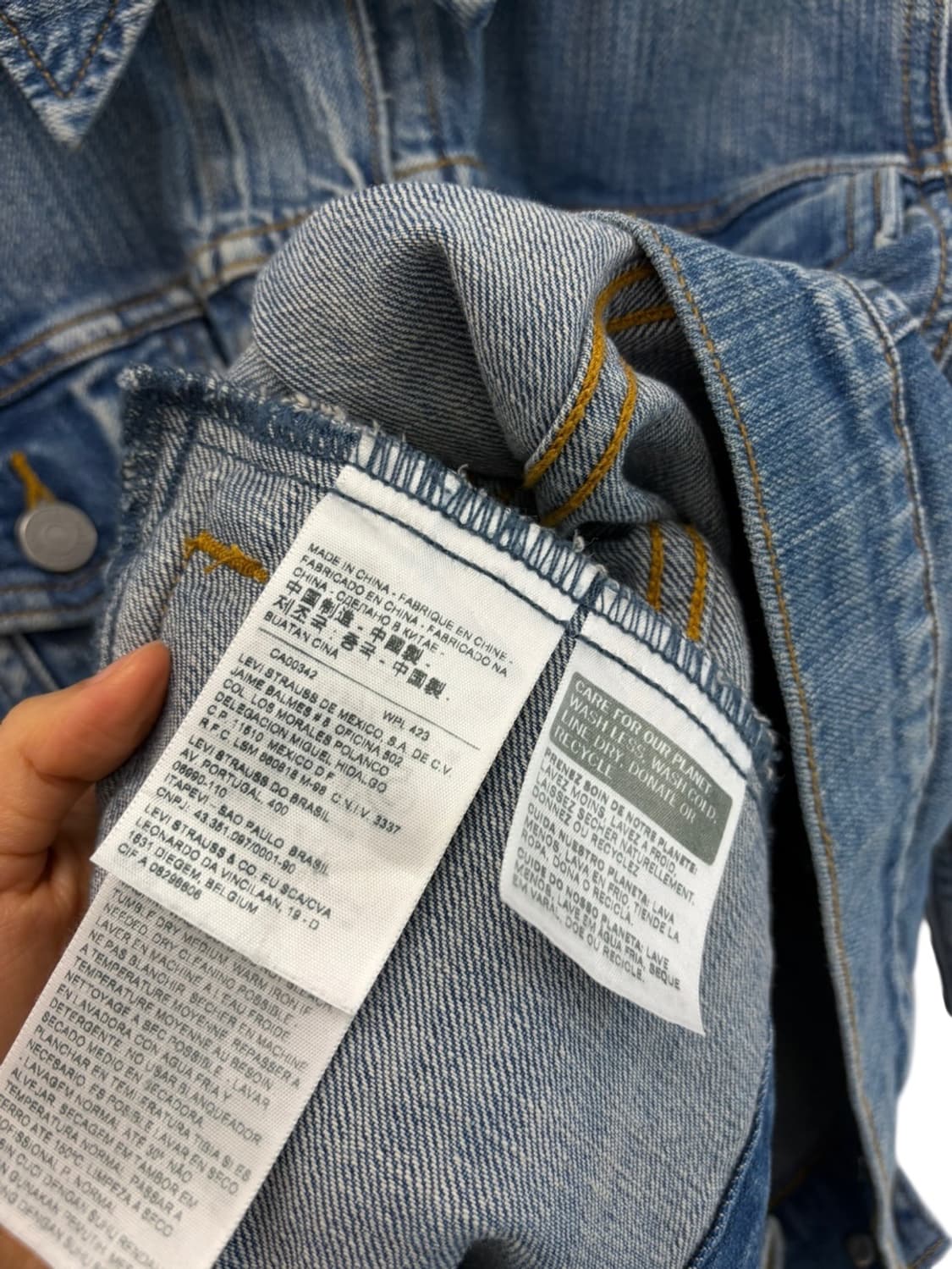 리바이스 청자켓 (M) 상품이미지8