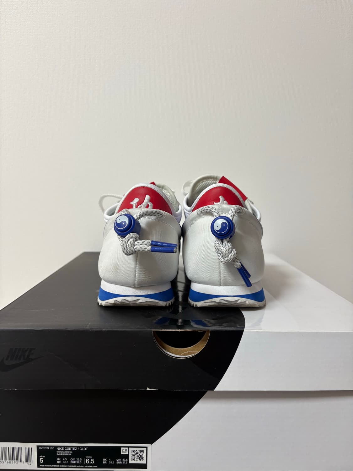 나이키 x 클랏 코르테즈 SP 화이트 앤 게임 로얄 상품이미지3