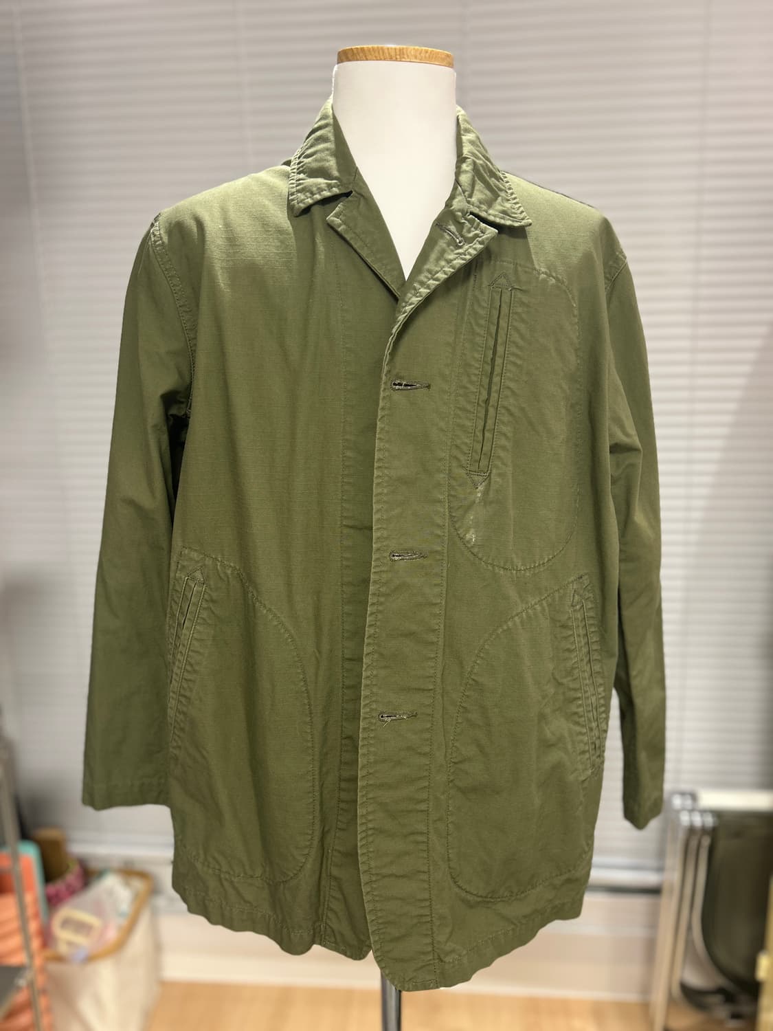 NEEDLES 니들즈 올리브 커버올 자켓 S 상품이미지1