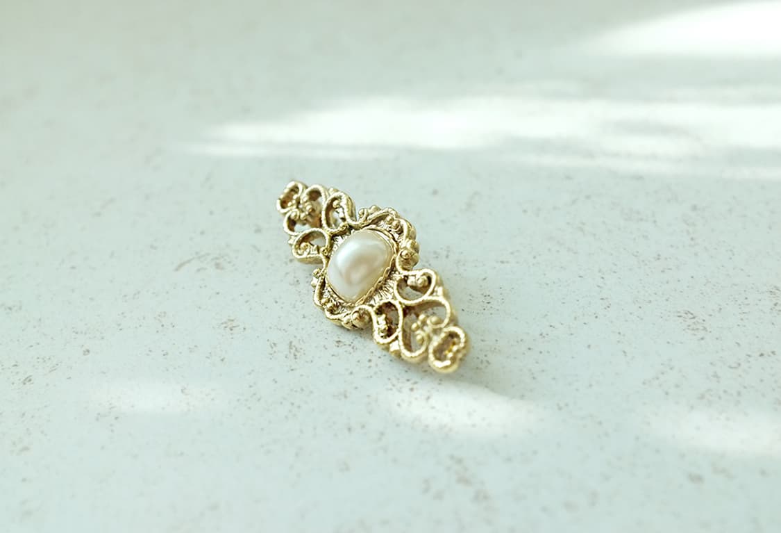 1928 오픈 웍 리바이벌 빈티지브로치 상품이미지5