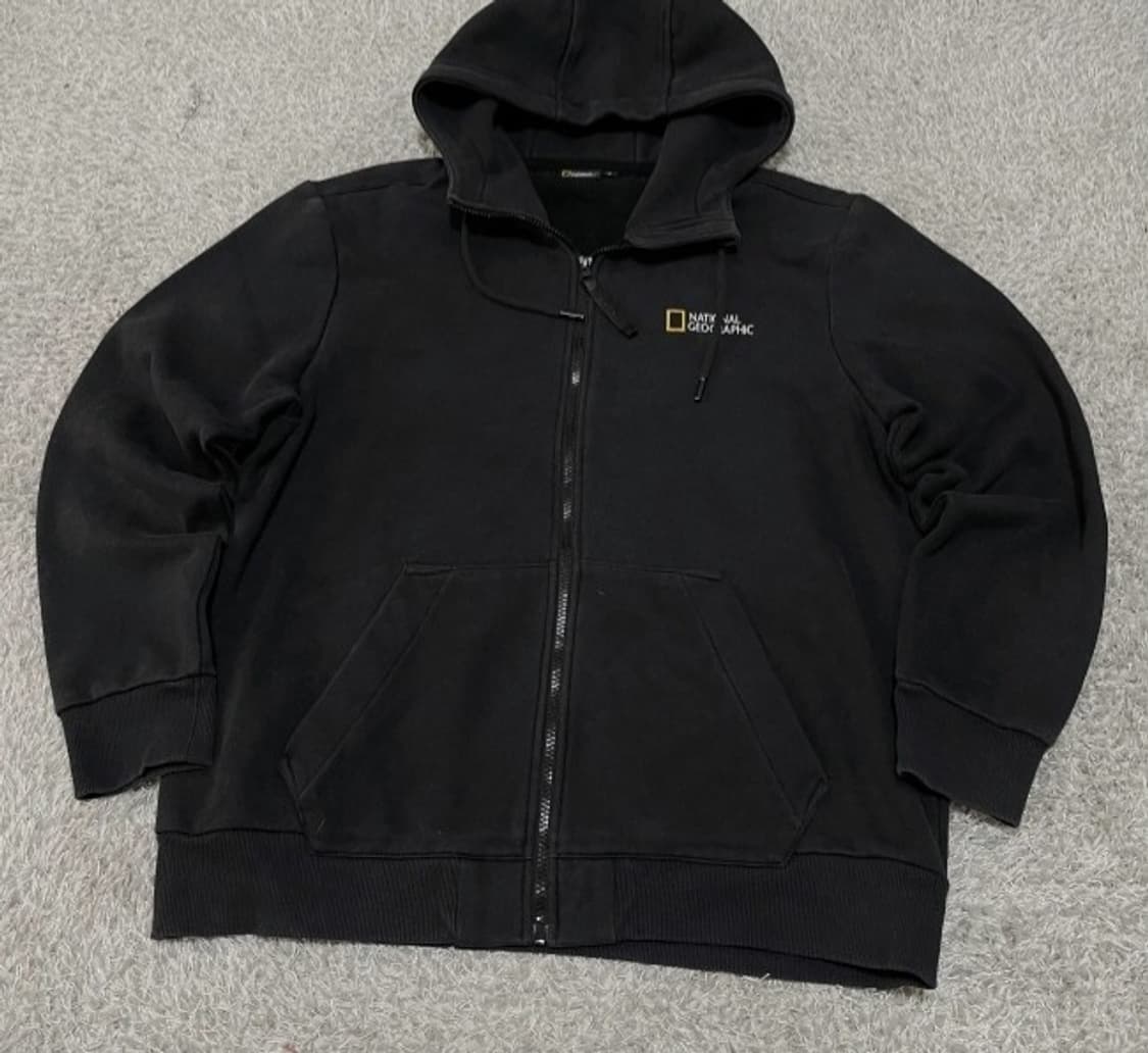 내셔널지오그래픽 블랙 후드집업 105/XL 상품이미지1