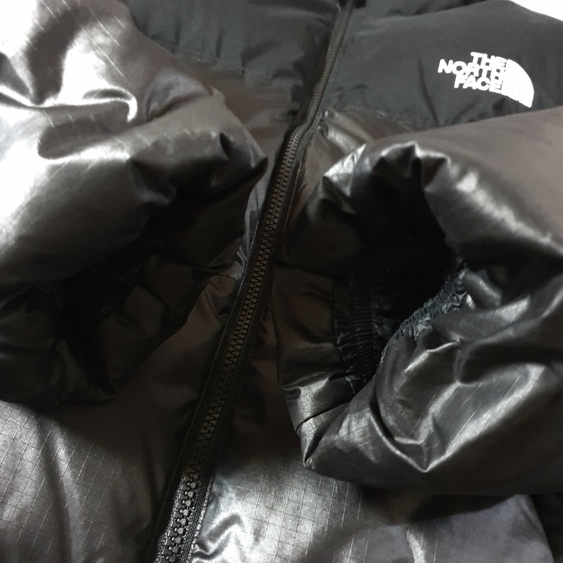 S 90 노스페이스 화이트라벨 노벨티 눕시 패딩 블랙 상품이미지6