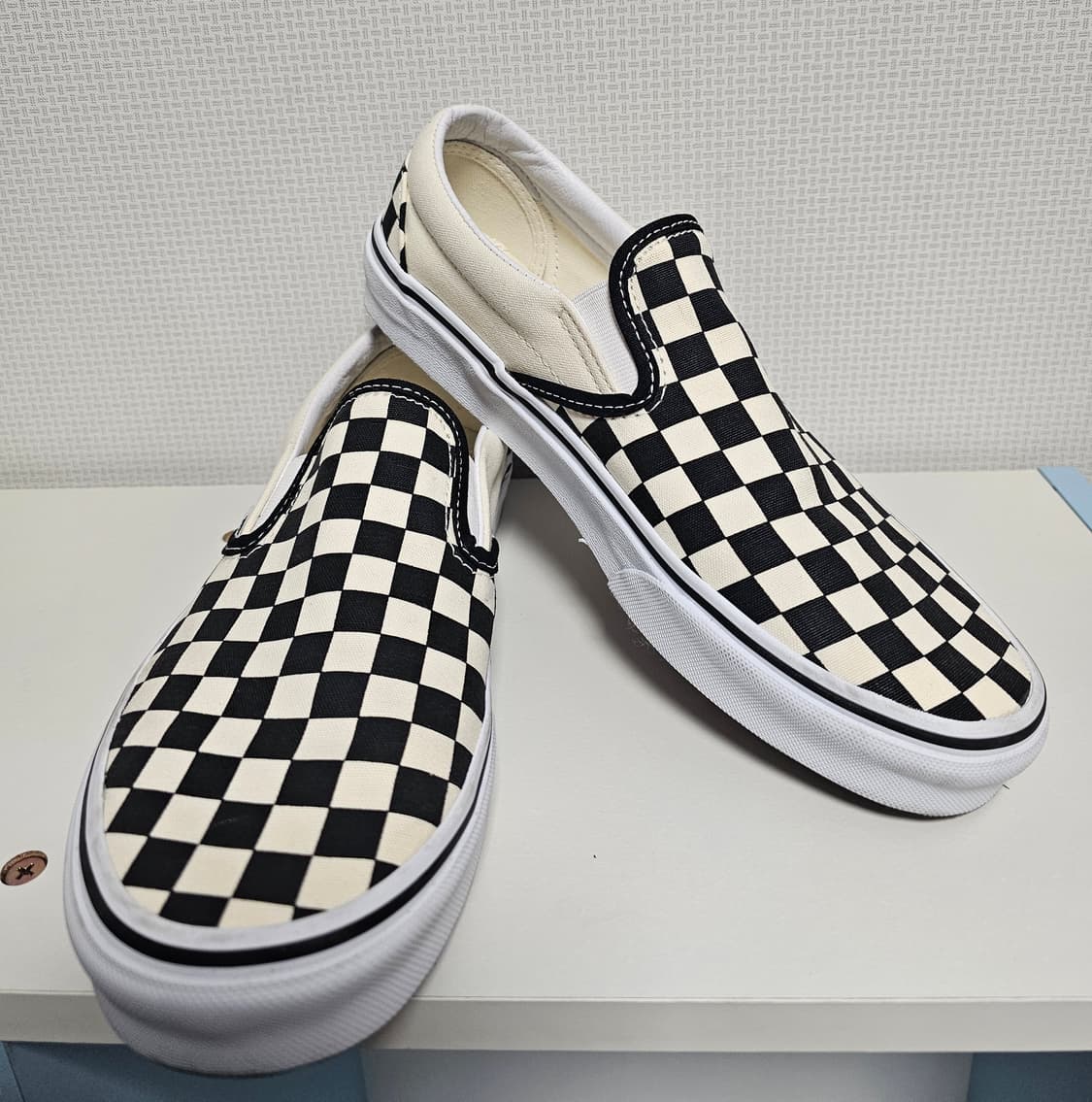 Vans 반스 체커보드 슬립온 스니커즈 265 상품이미지1