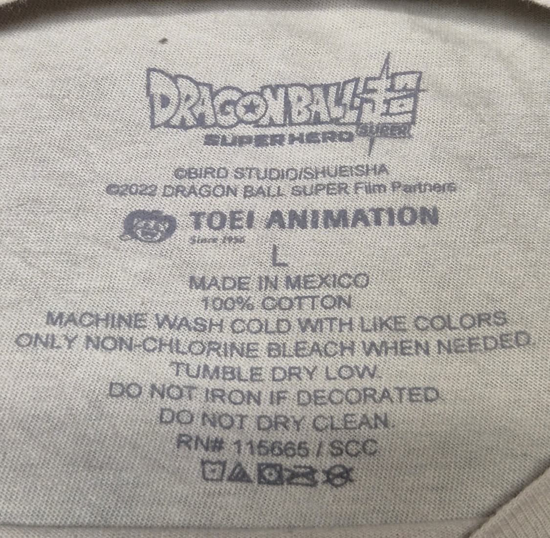 [L] 드래곤볼 오피셜 티셔츠 -212 상품이미지3