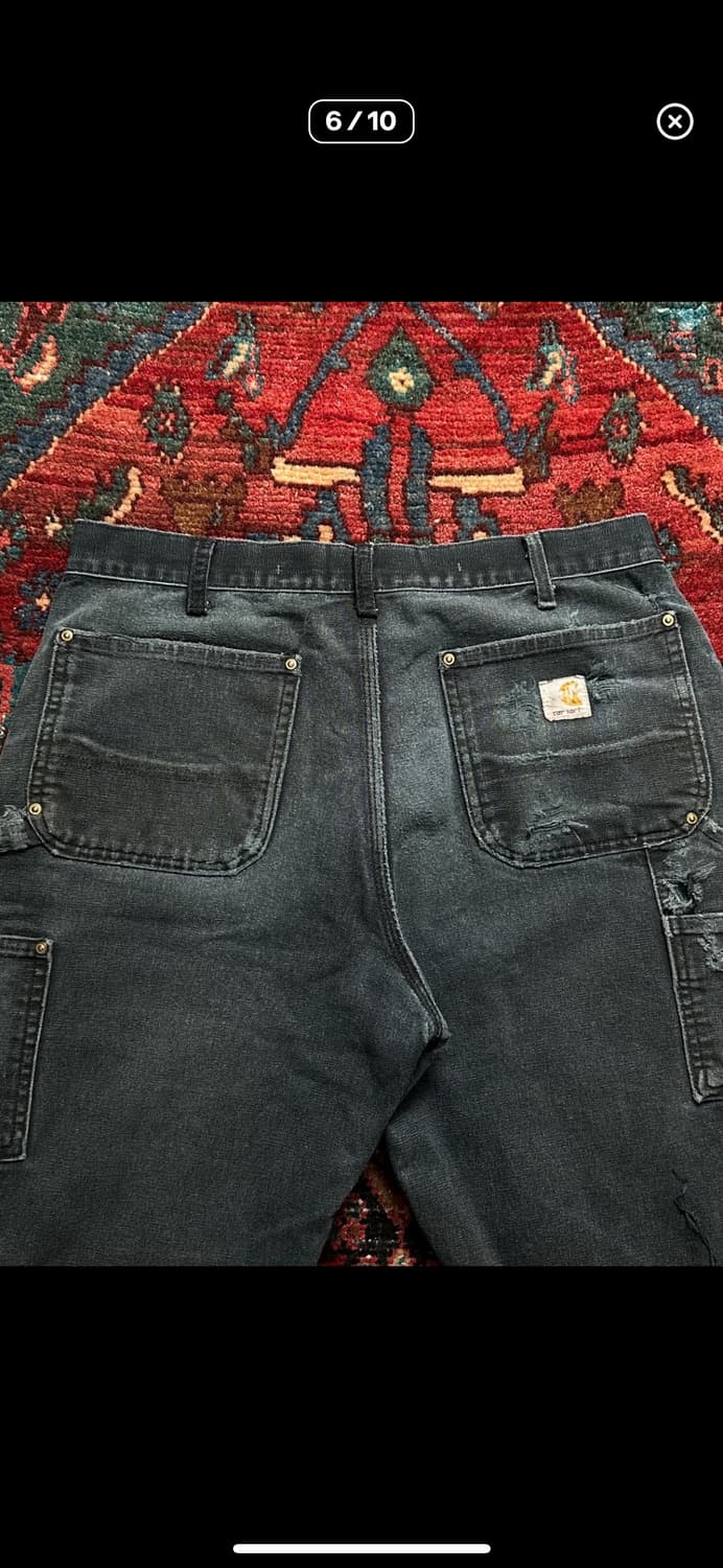 OG USA Made 칼하트 B01 더블니 블랙 칼하트 더블니 상품이미지6