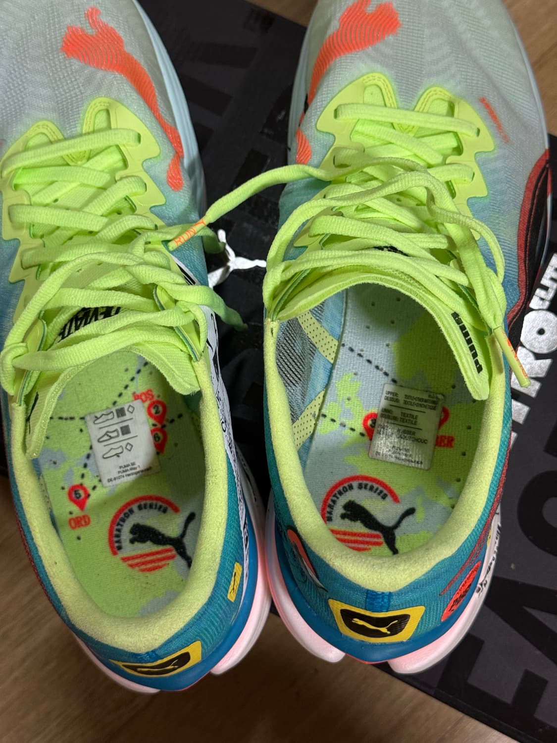 푸마 디비에이트 나이트로 엘리트3 블루피지애플 280 상품이미지3