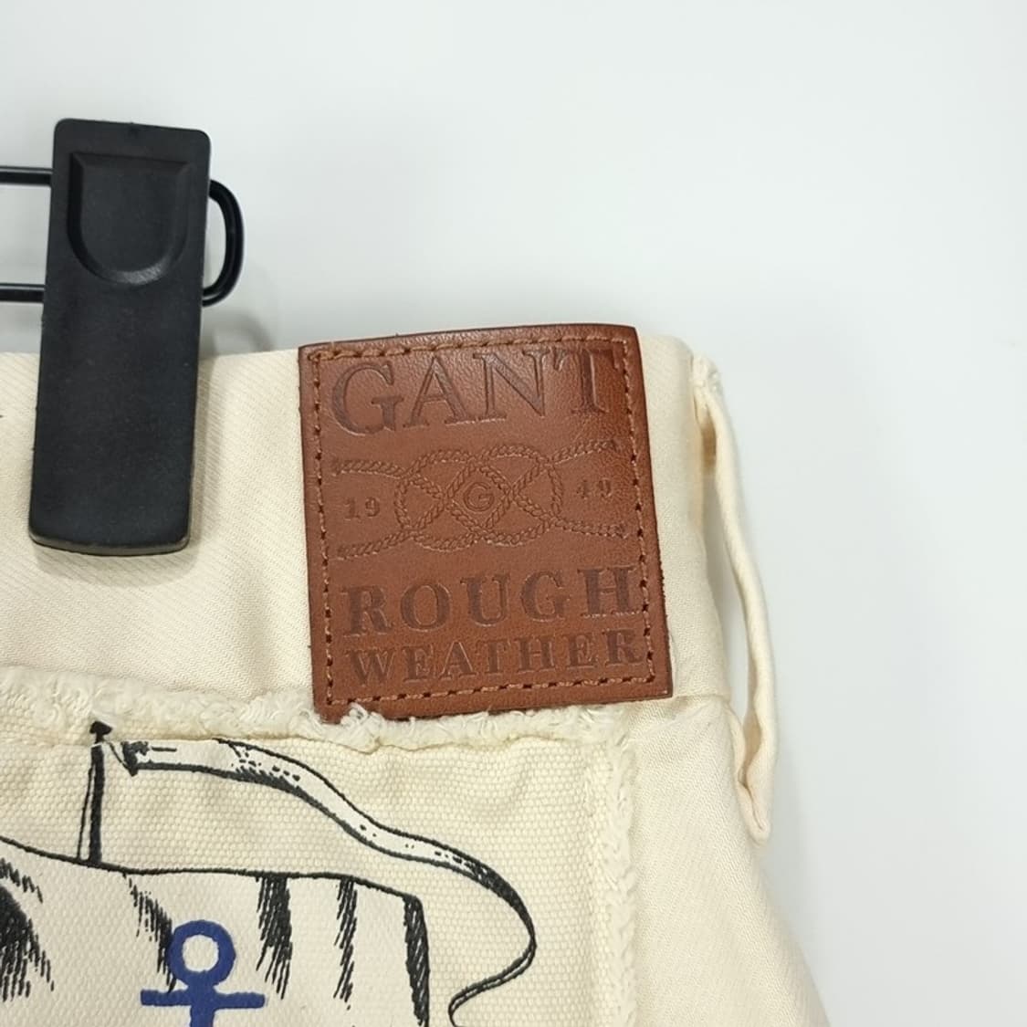 [GANT] 간트 멀티 패치 루즈 스트레이트 팬츠 아이보리 M16402 상품이미지5