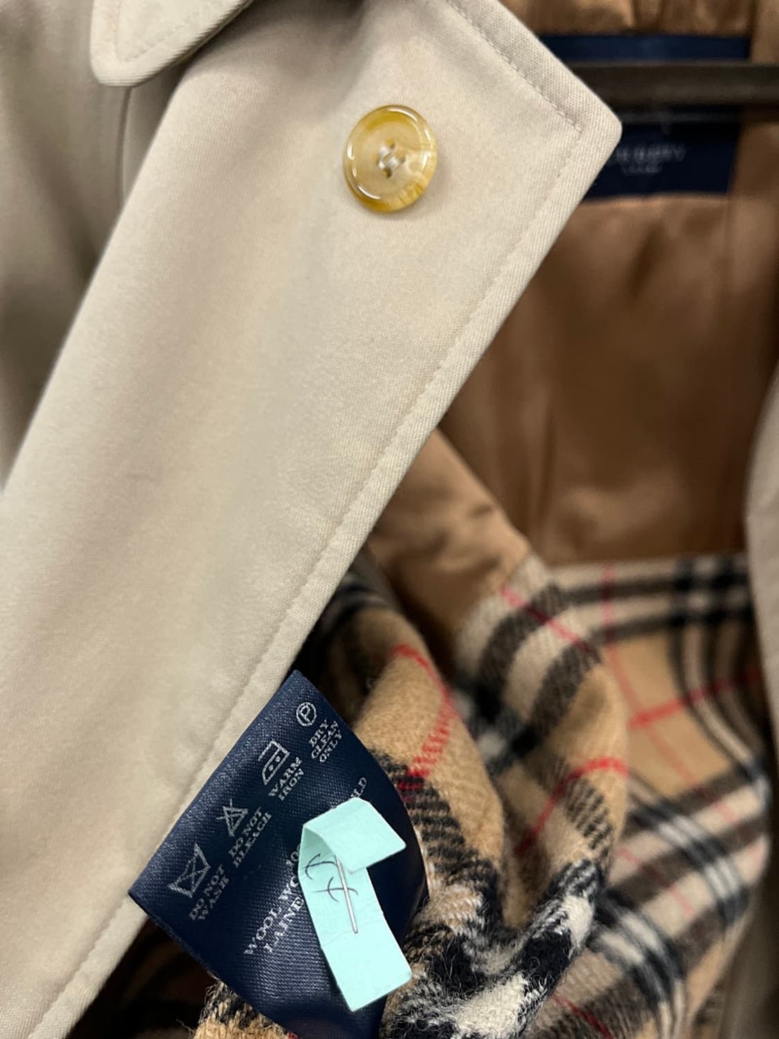 105) 버버리 개버딘 내피코트  상품이미지5