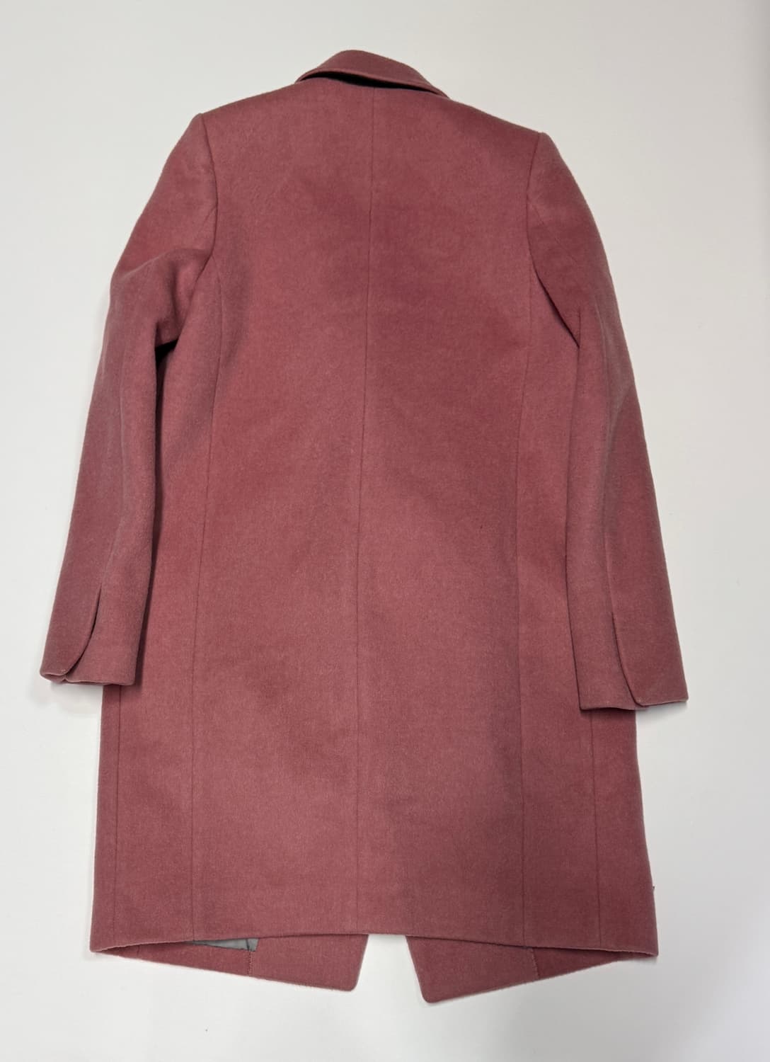 여성 한섬 마인 Mine 캐시미어 혼용 핑크 울 코트 상품이미지2