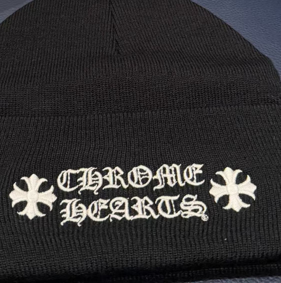 크롬하츠 로고 비니 블랙 남녀공용 상품이미지3