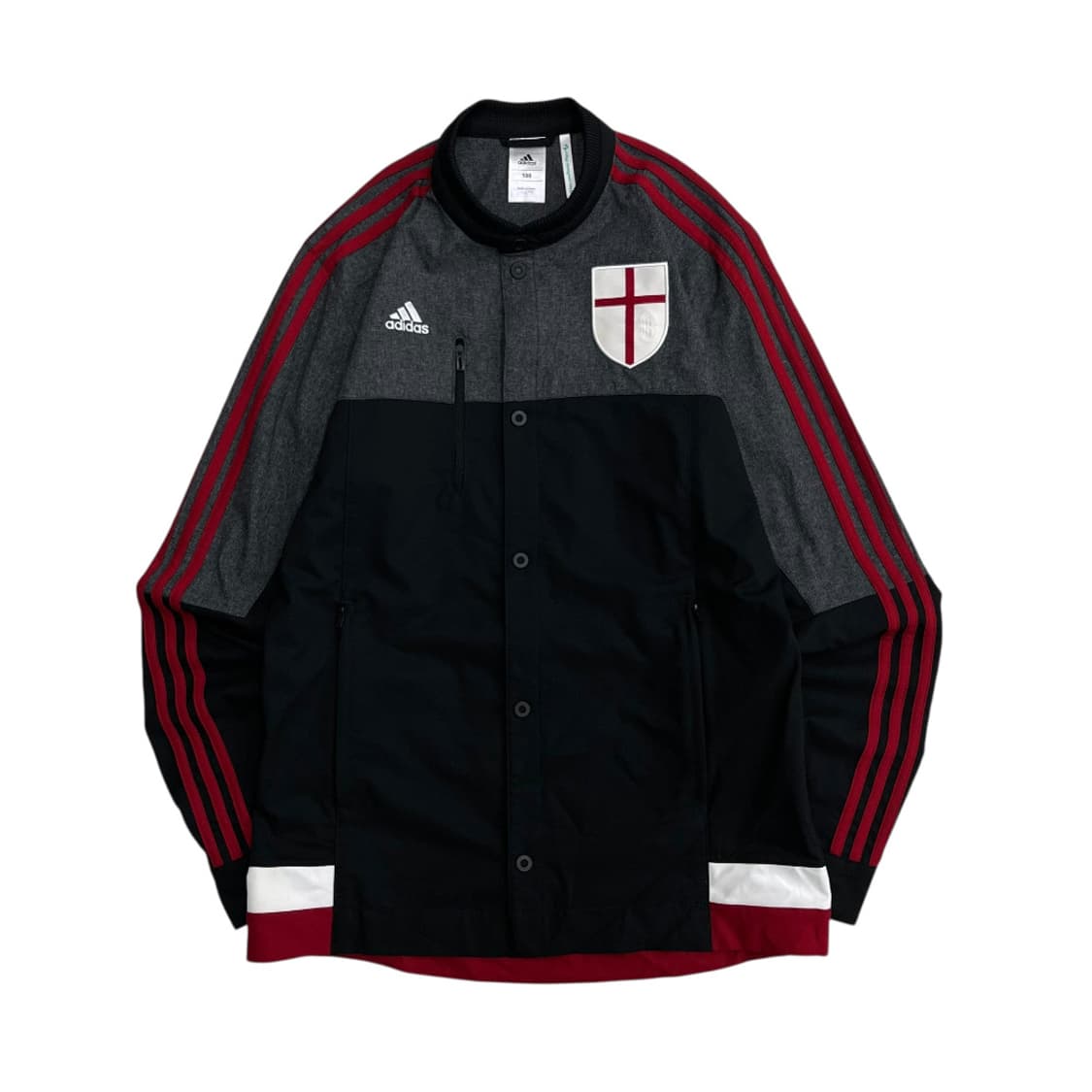 아디다스 ACM 에센셜 레드라인 차콜 버튼자켓 100 상품이미지2