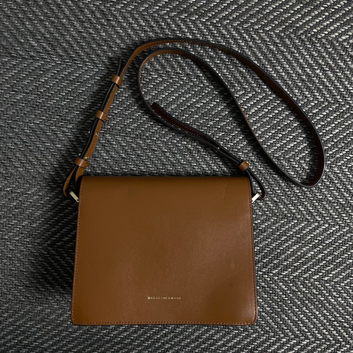 마지셔우드 브라운 빈티지브릭 크로스백o 5066 상품이미지1