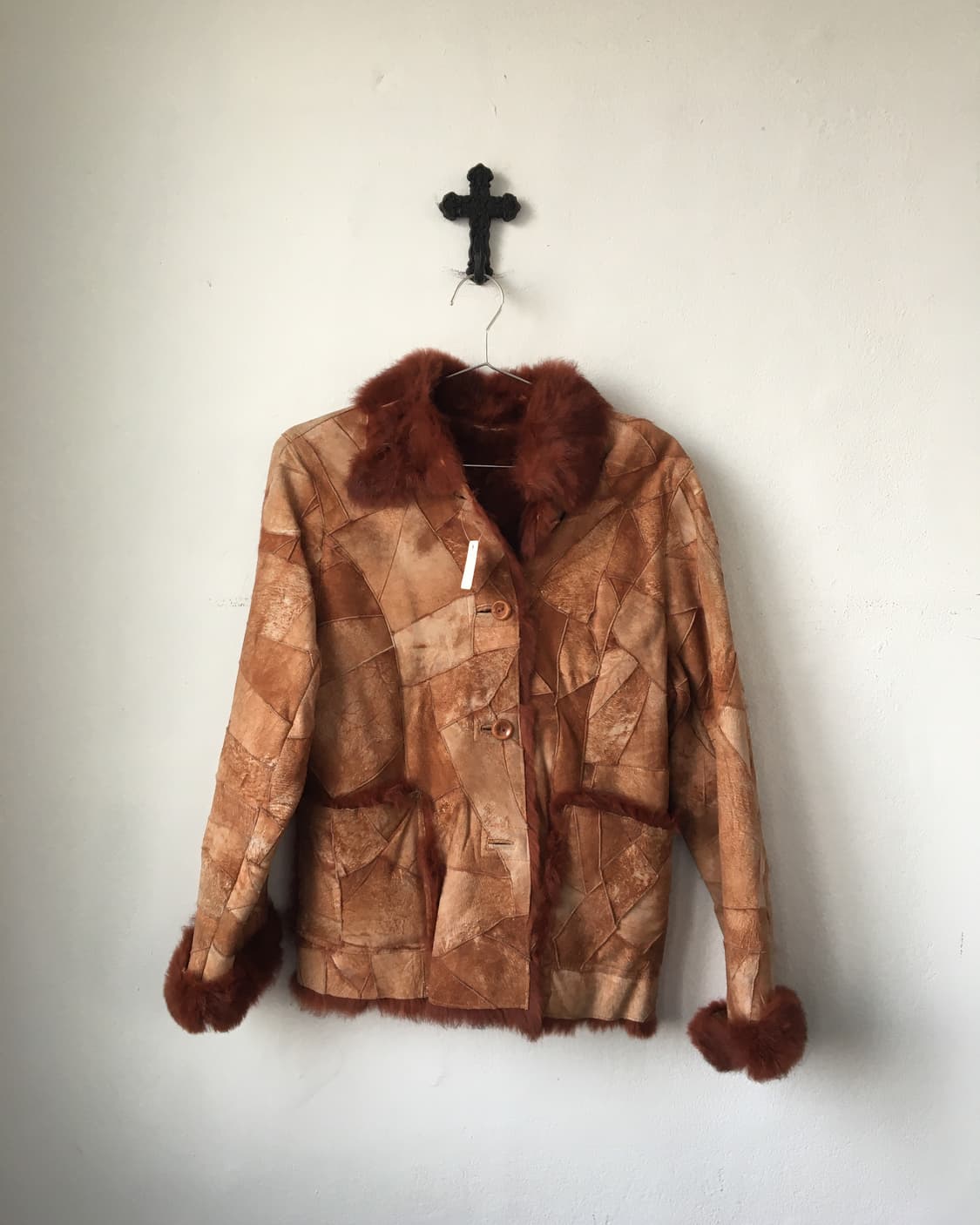 rabbit fur patch work mustang 상품이미지2