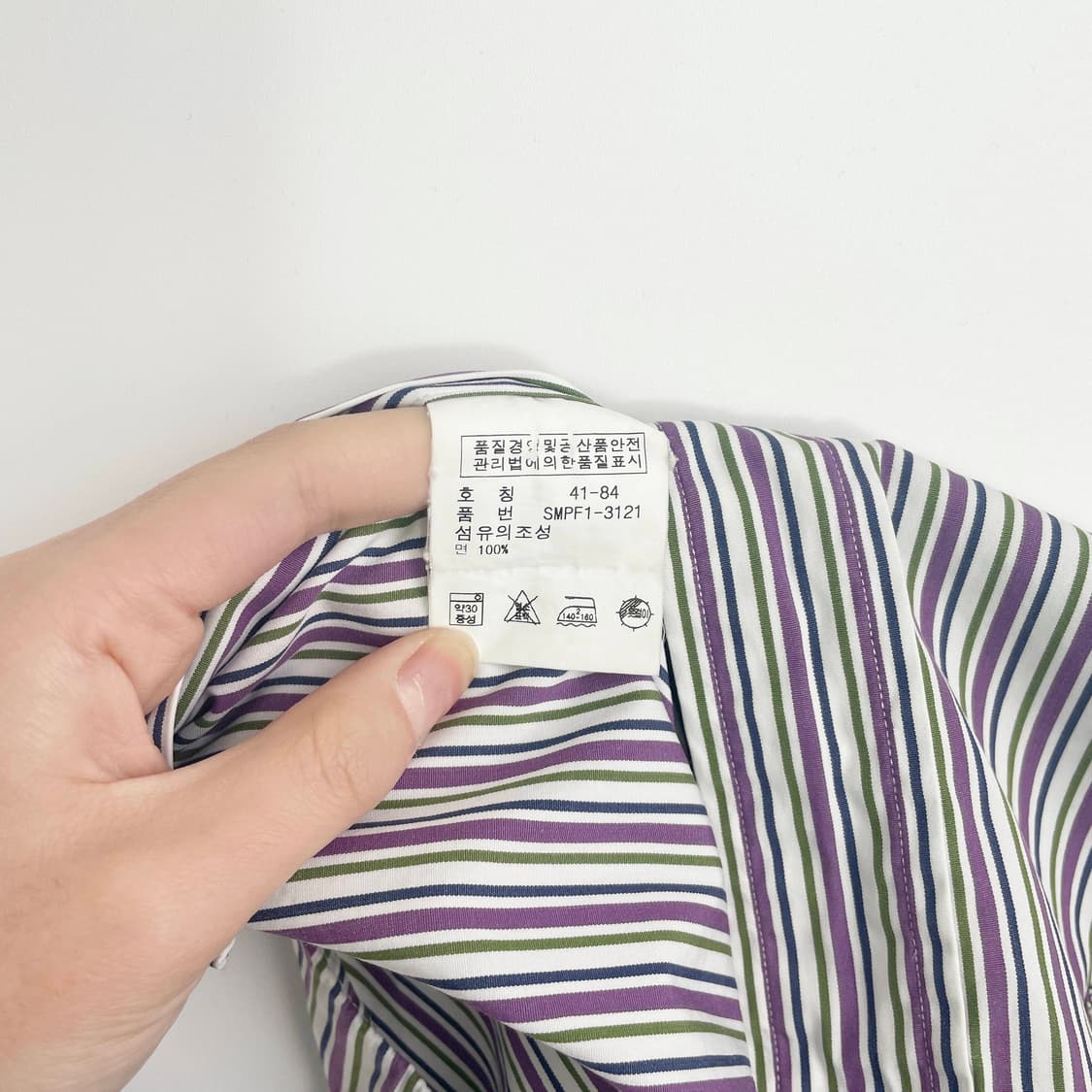 C2 폴로랄프로렌 커스텀핏 클래식 스트라이프 셔츠 100사이즈 상품이미지6