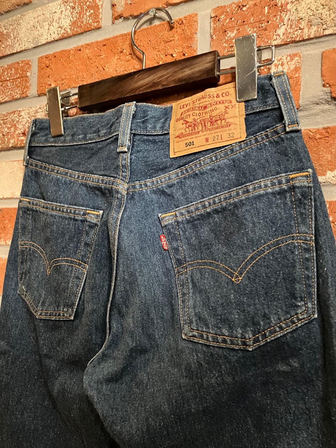 90s USA 빈티지 리바이스 501 데님 팬츠 상품이미지6