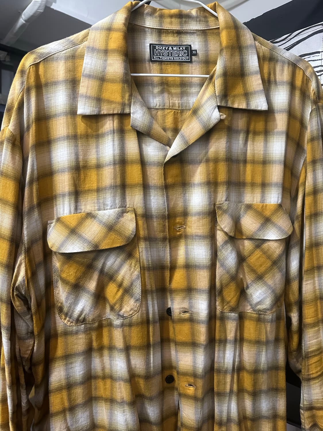 히스테릭 글래머 SMOKING GIRL 오픈카라셔츠 상품이미지4