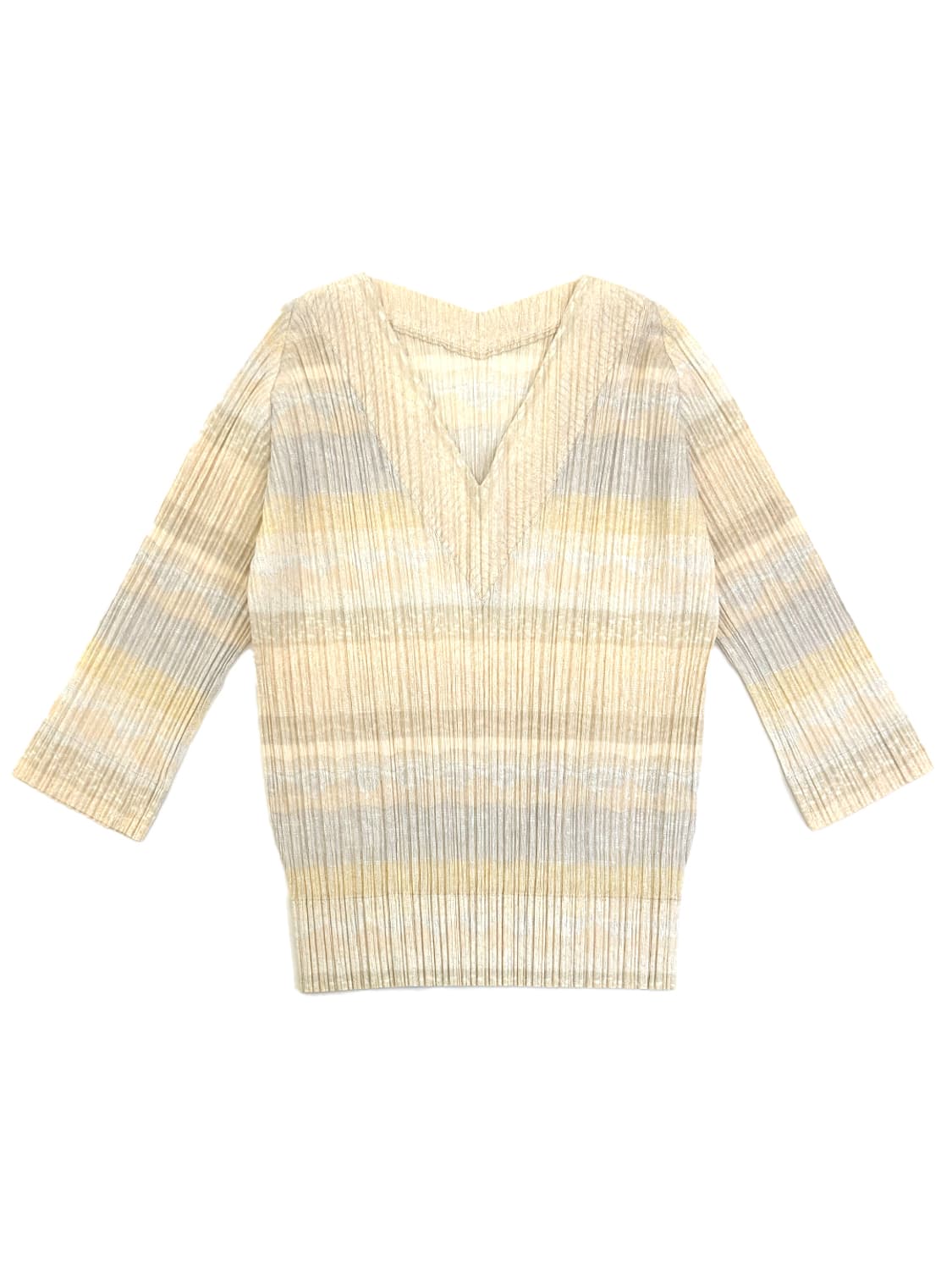 Pleats Please Vneck Watercolour Pint Top 상품이미지1