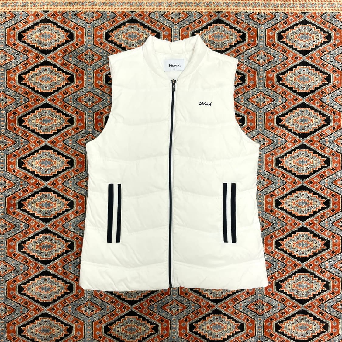 볼빅 화이트 덕다운 패딩조끼 여성S 상품이미지1