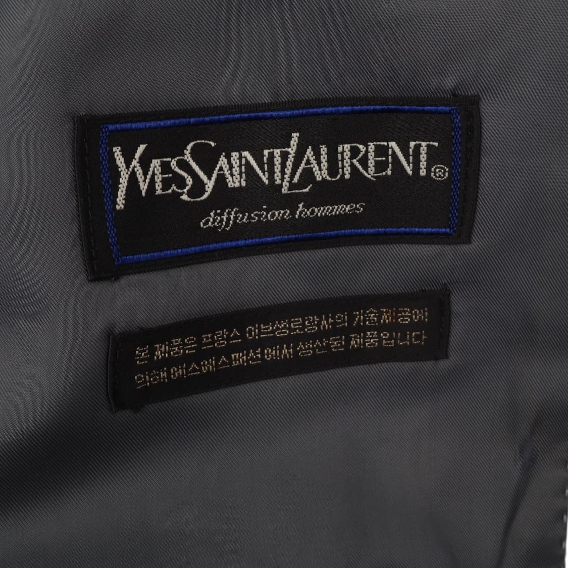 입생로랑 헤링본 울 블레이저 2B 자켓 상품이미지8