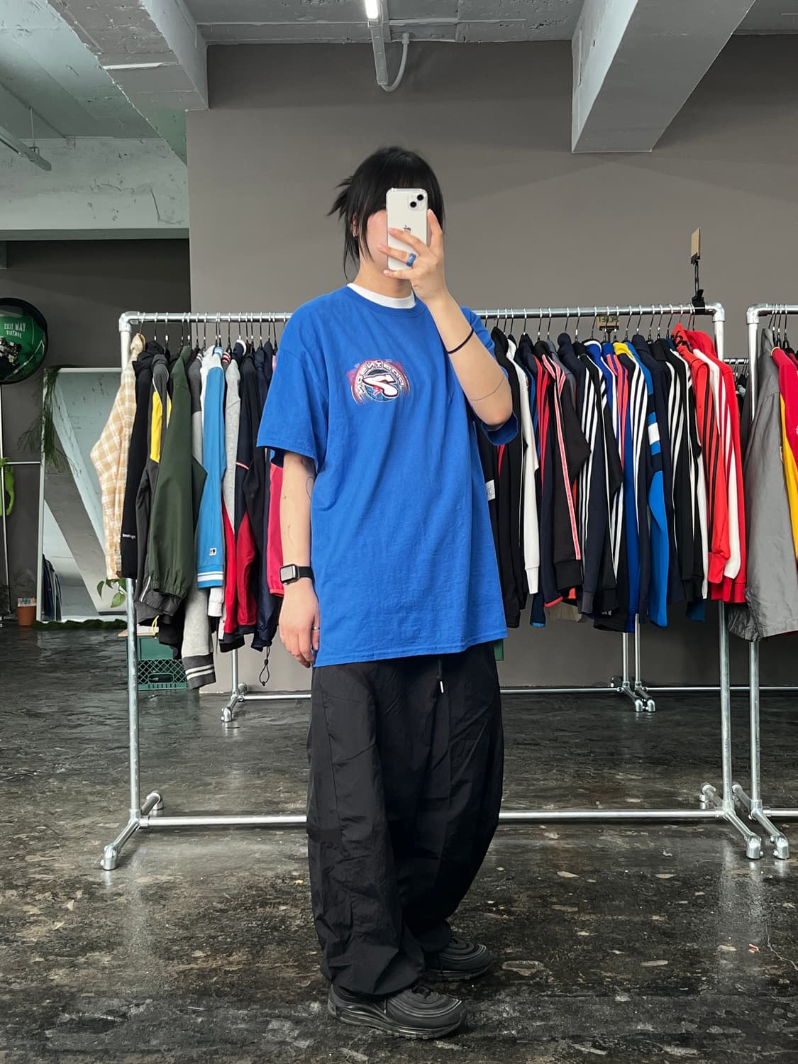 빈티지 레이싱 프린팅 반팔 티셔츠  상품이미지4