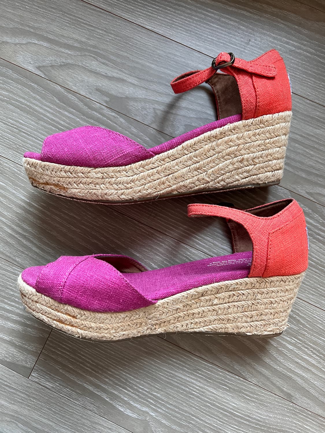 새상품 탐스 TOMS 웨지힐 샌들 에스파드류힐 7.5 상품이미지4