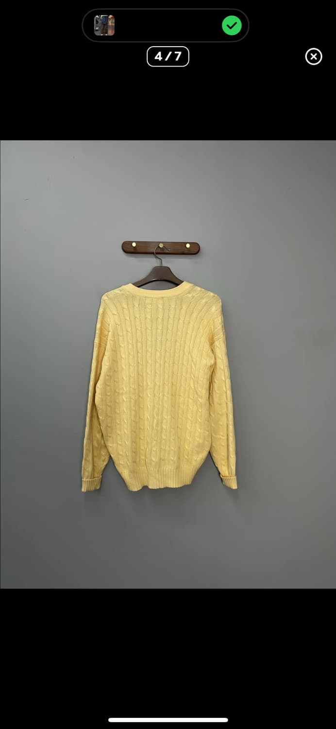 폴로랄프로렌 자수로고 케이블 니트 가디건 A3054 상품이미지4