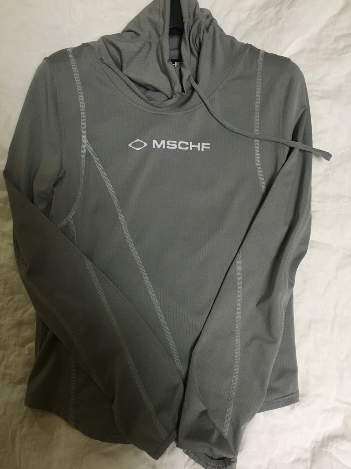 미스치프 드레이프드 터틀넥 탑 그레이 상품이미지3