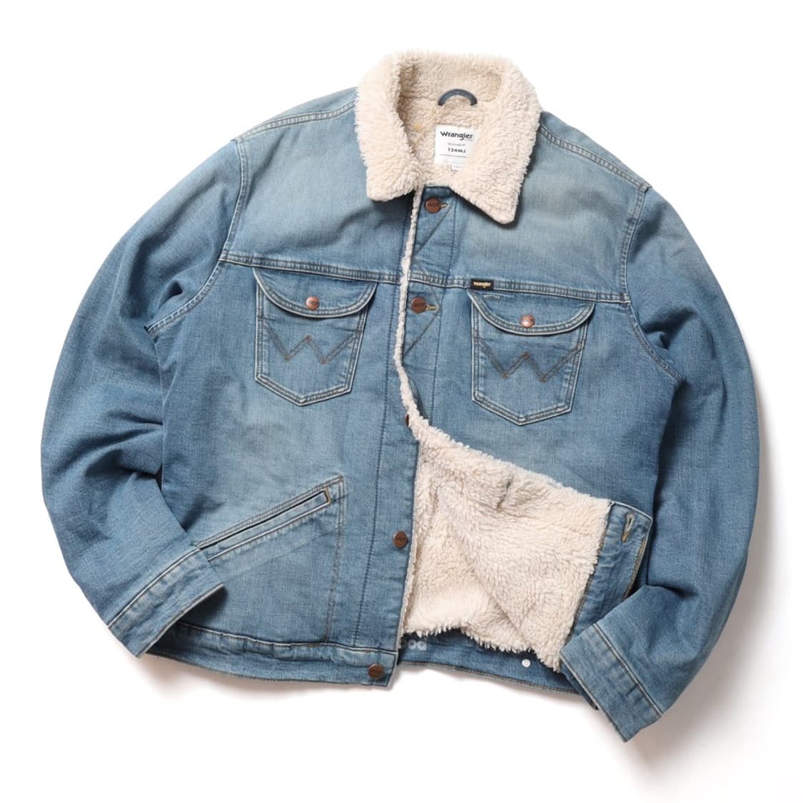 랭글러 Wrangler Sherpa Denim Trucker   상품이미지1