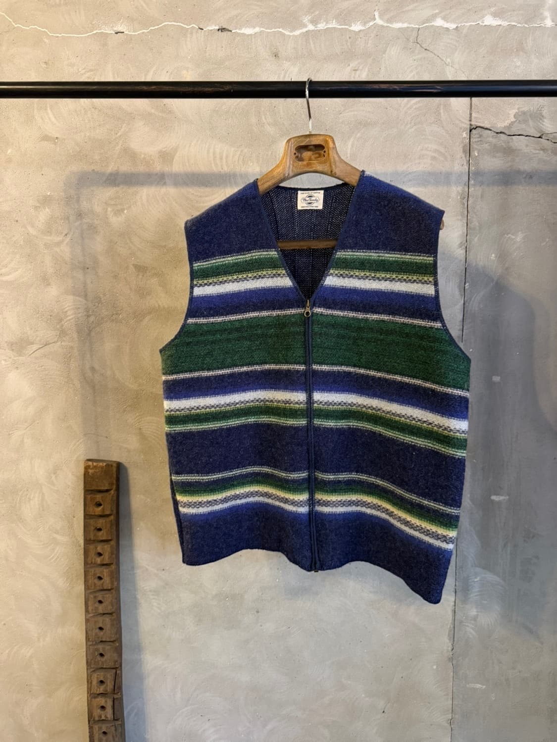 베네통 셔틀랜드울 니트 베스트 100 상품이미지1