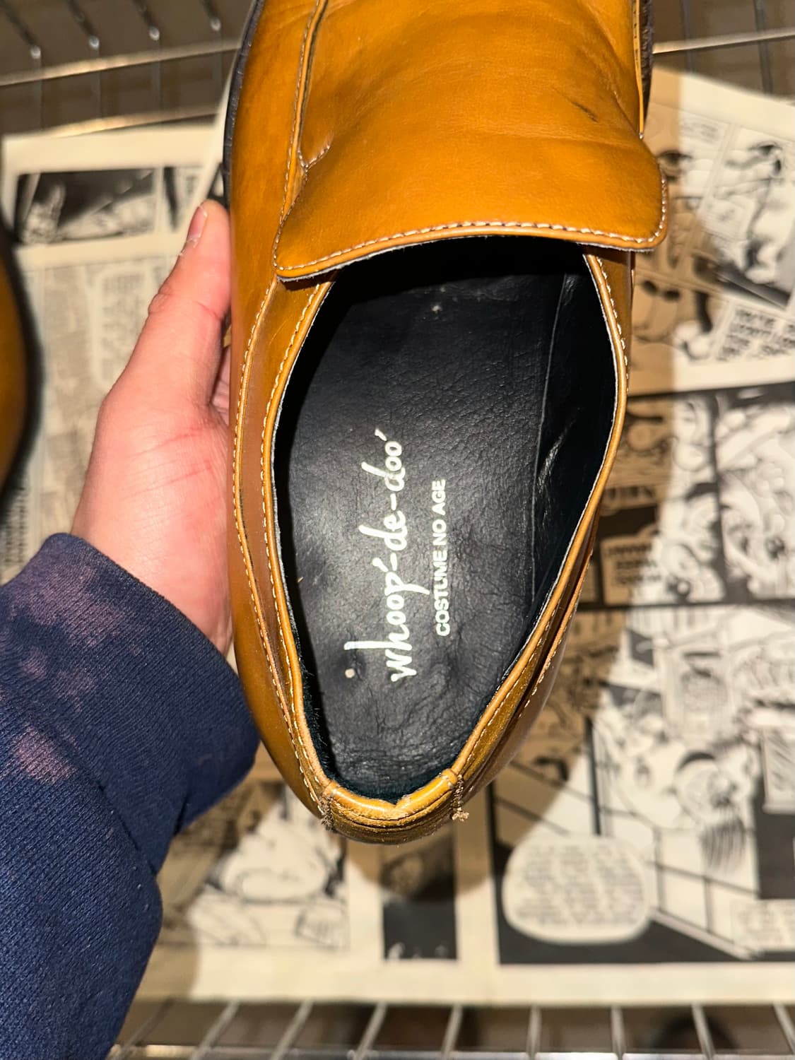 Whoop de doo shape leather loafer 상품이미지8