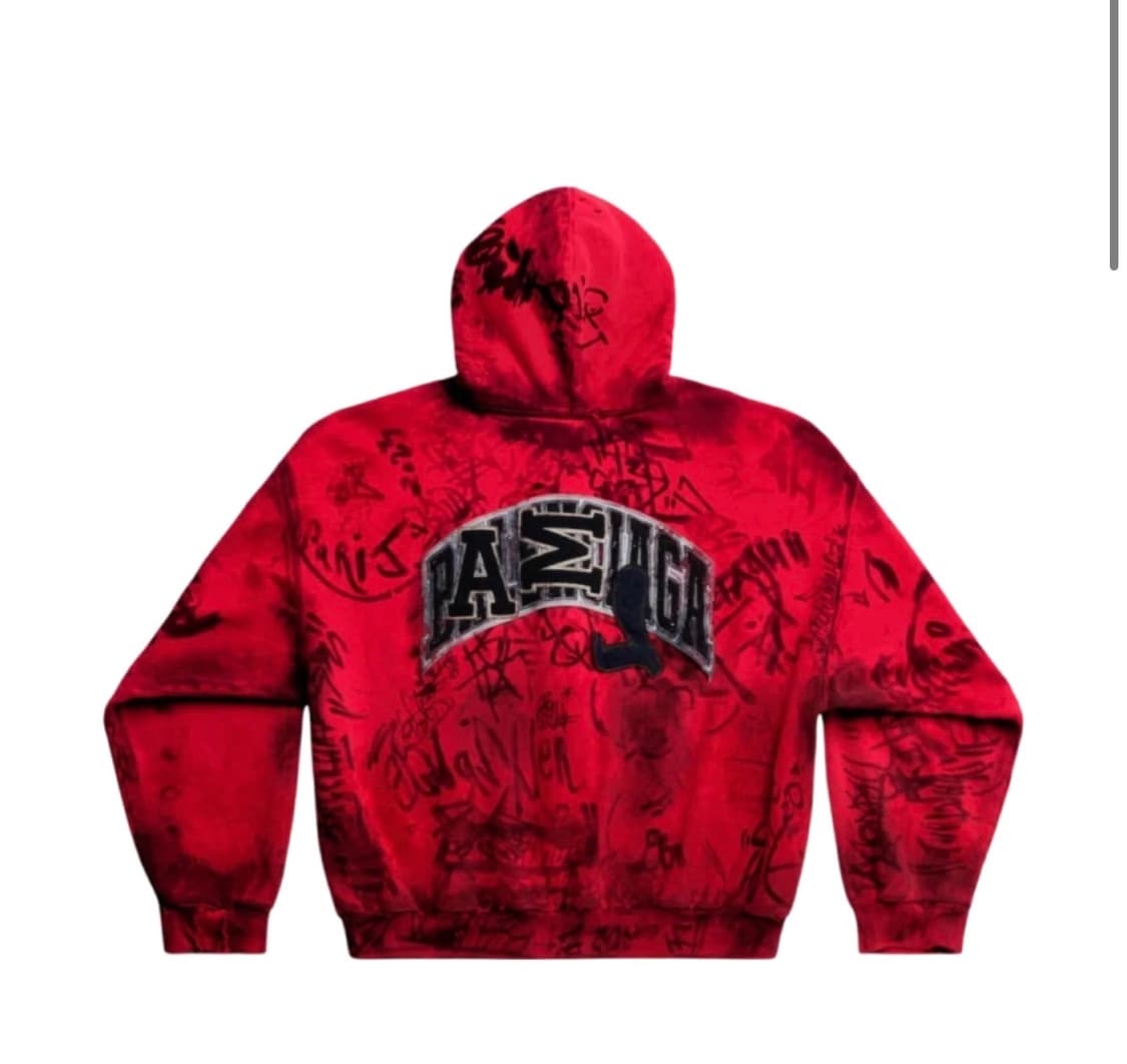 SKATE GRAFFITI ZIP UP RED M 상품이미지2