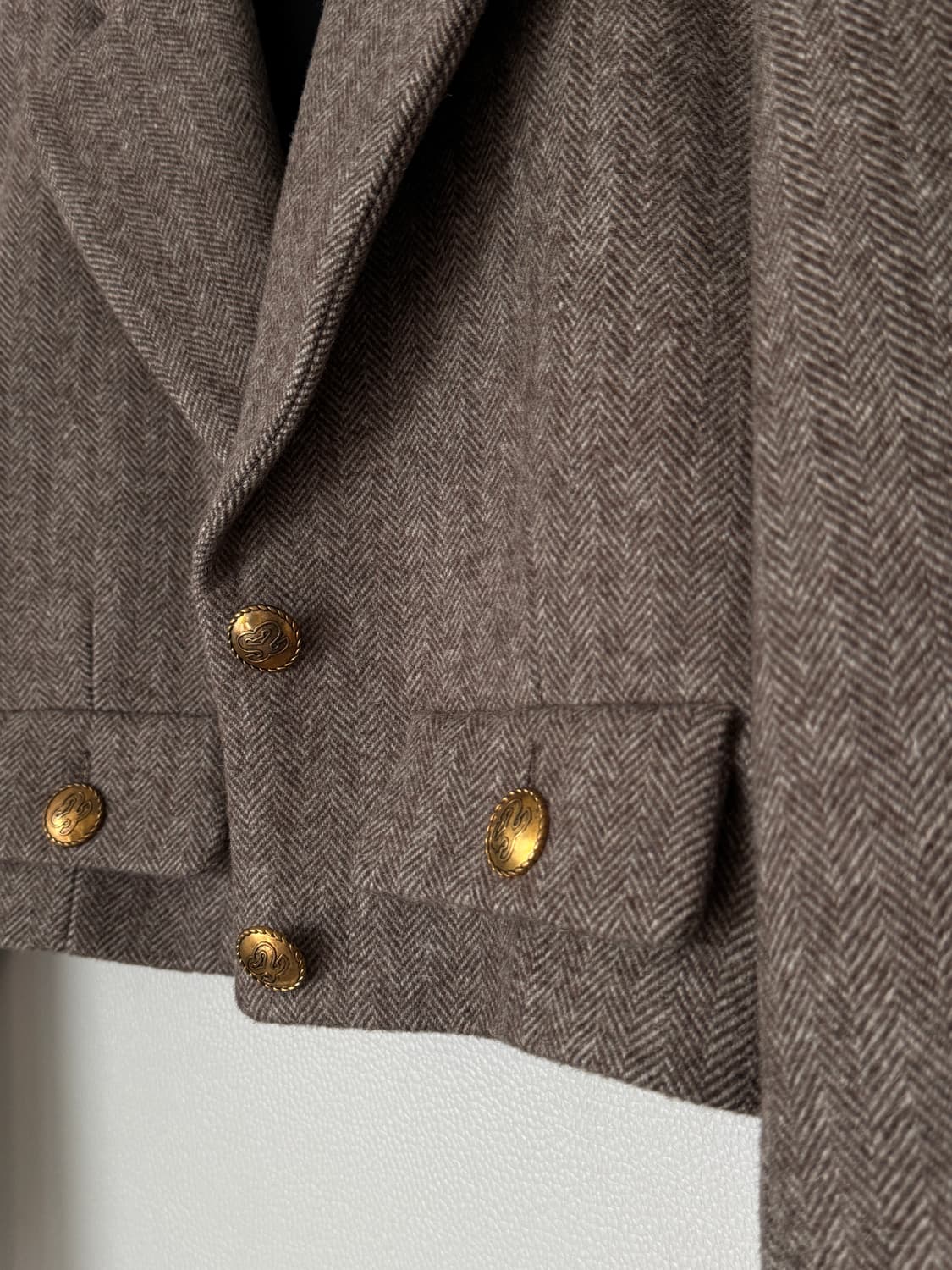 <새상품🖤> Sandro Lonny 헤링본 울 크롭 블레이저 / 자켓 상품이미지8