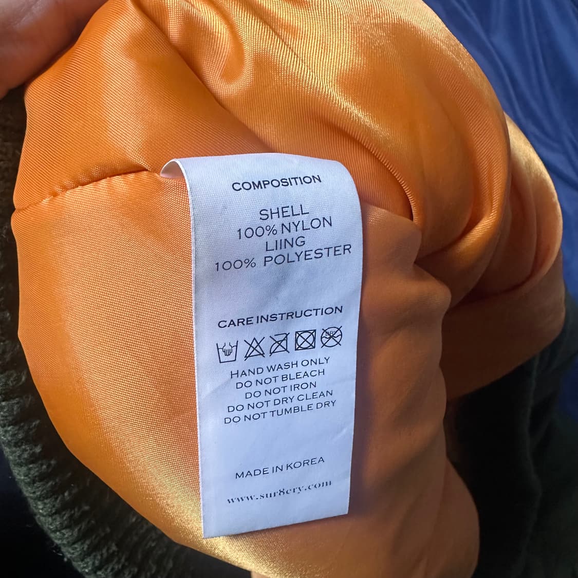 써저리 마원자켓 카키 L 상품이미지8