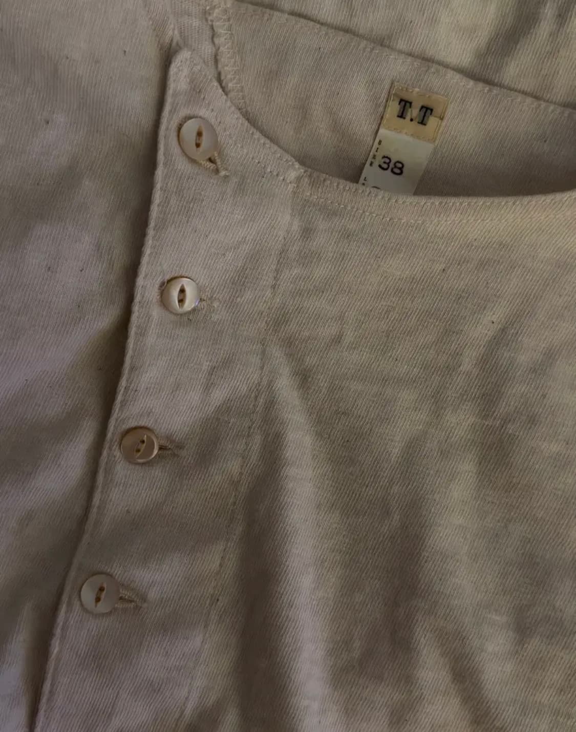 타이가타카하시 사선 헨리넥 셔츠 상품이미지6