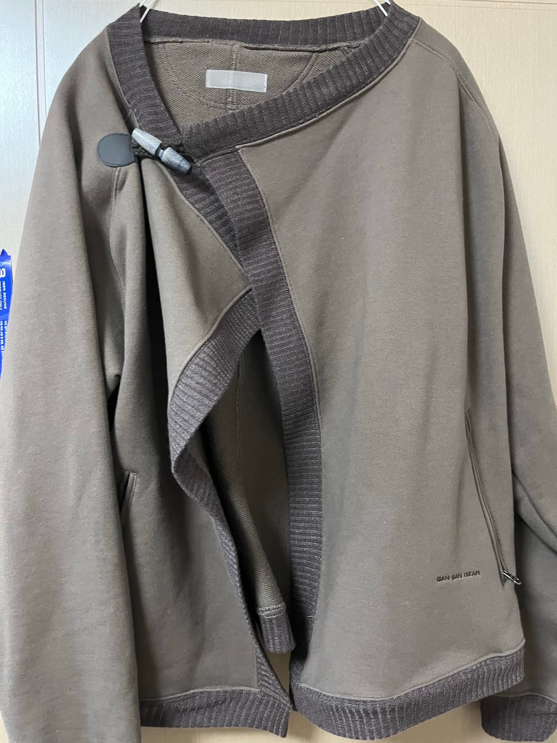 산산기어 랩핑 자켓 브라운 상품이미지1