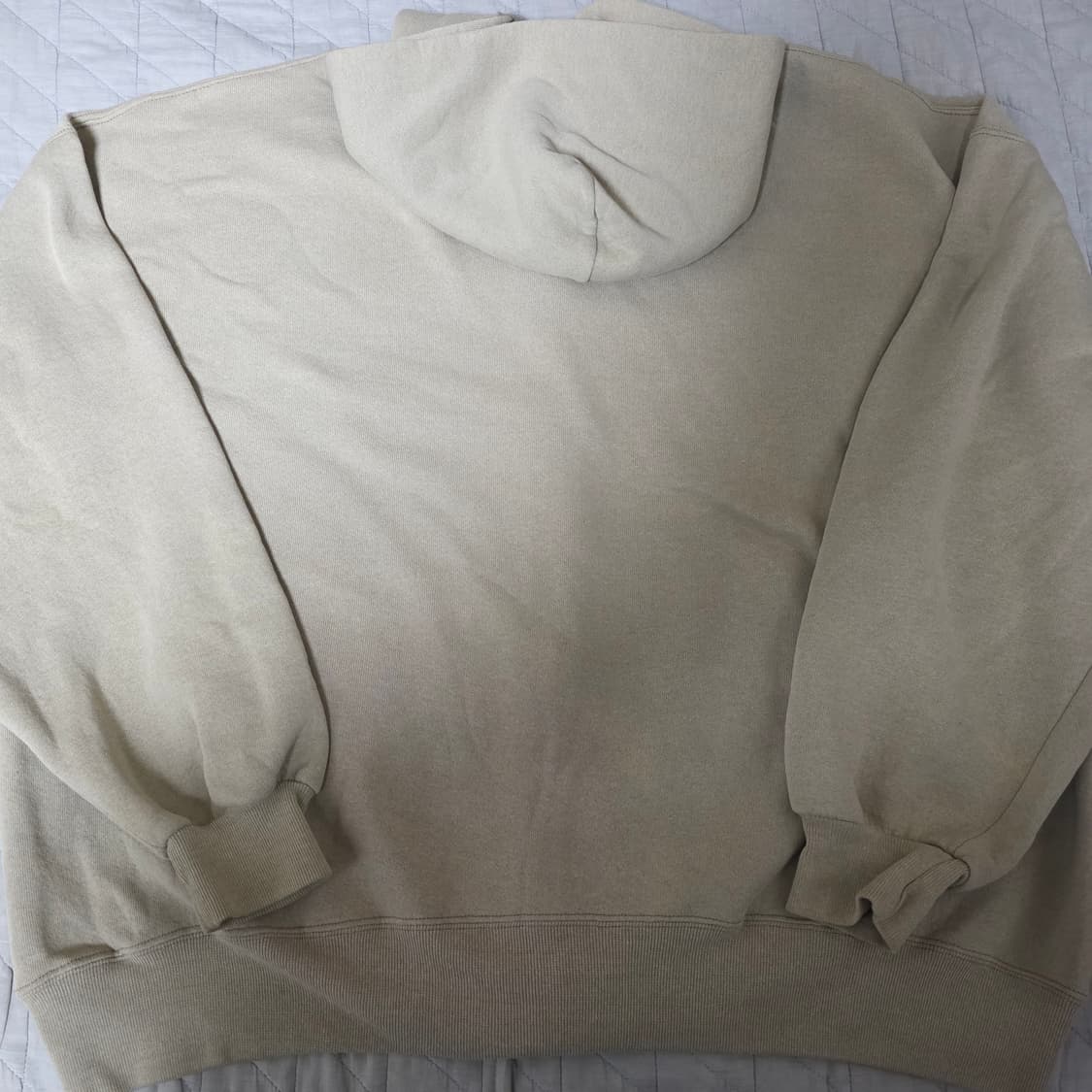 [XXL] 90s 빈티지 러셀 애슬레틱 탄, 베이지 후드집업 스몰핀홀 상품이미지5