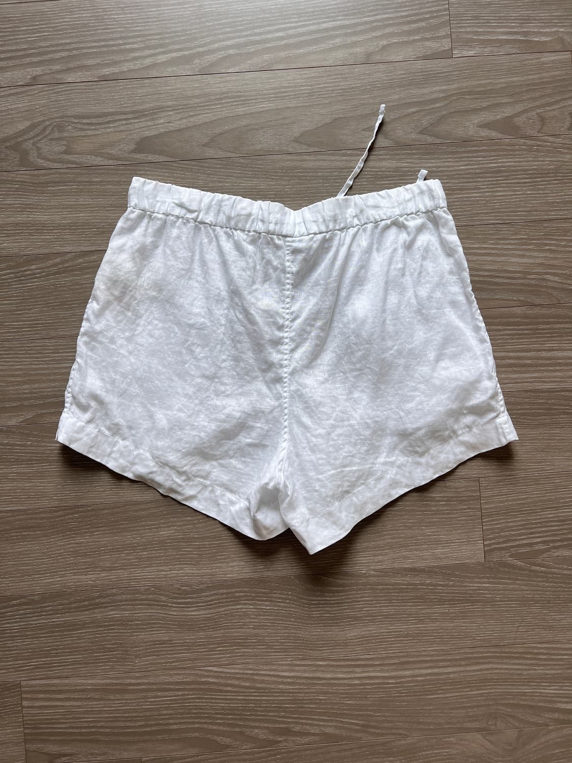 아르켓 린넨 쇼츠 화이트 상품이미지2