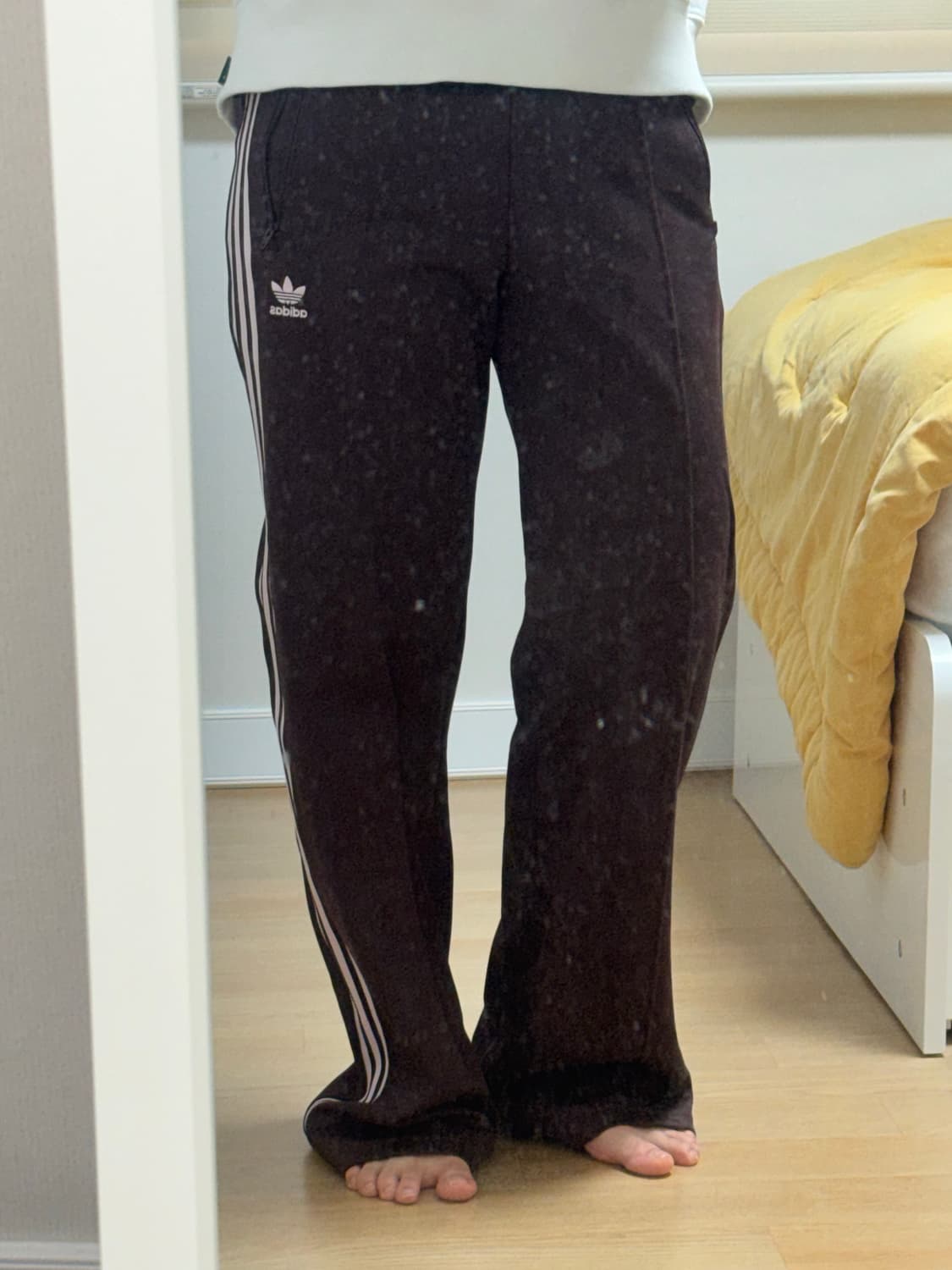 아디다스 베켄바우어 트랙팬츠 쉐도우 브라운 핑크 상품이미지4