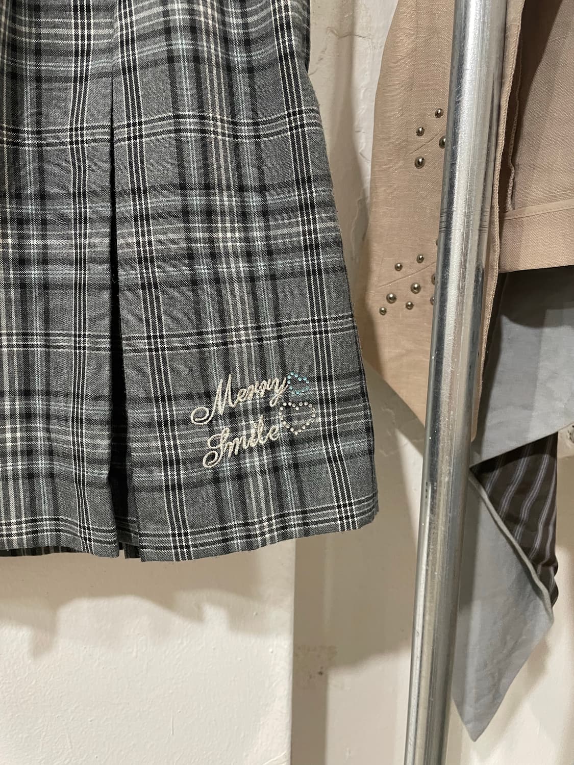 Merry smile check skirt 상품이미지8