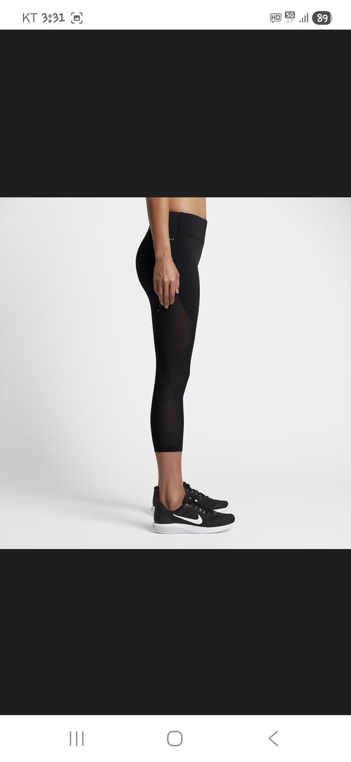 나이키 여성 드라이핏 파워 에픽 크롭 타이즈 m 상품이미지6