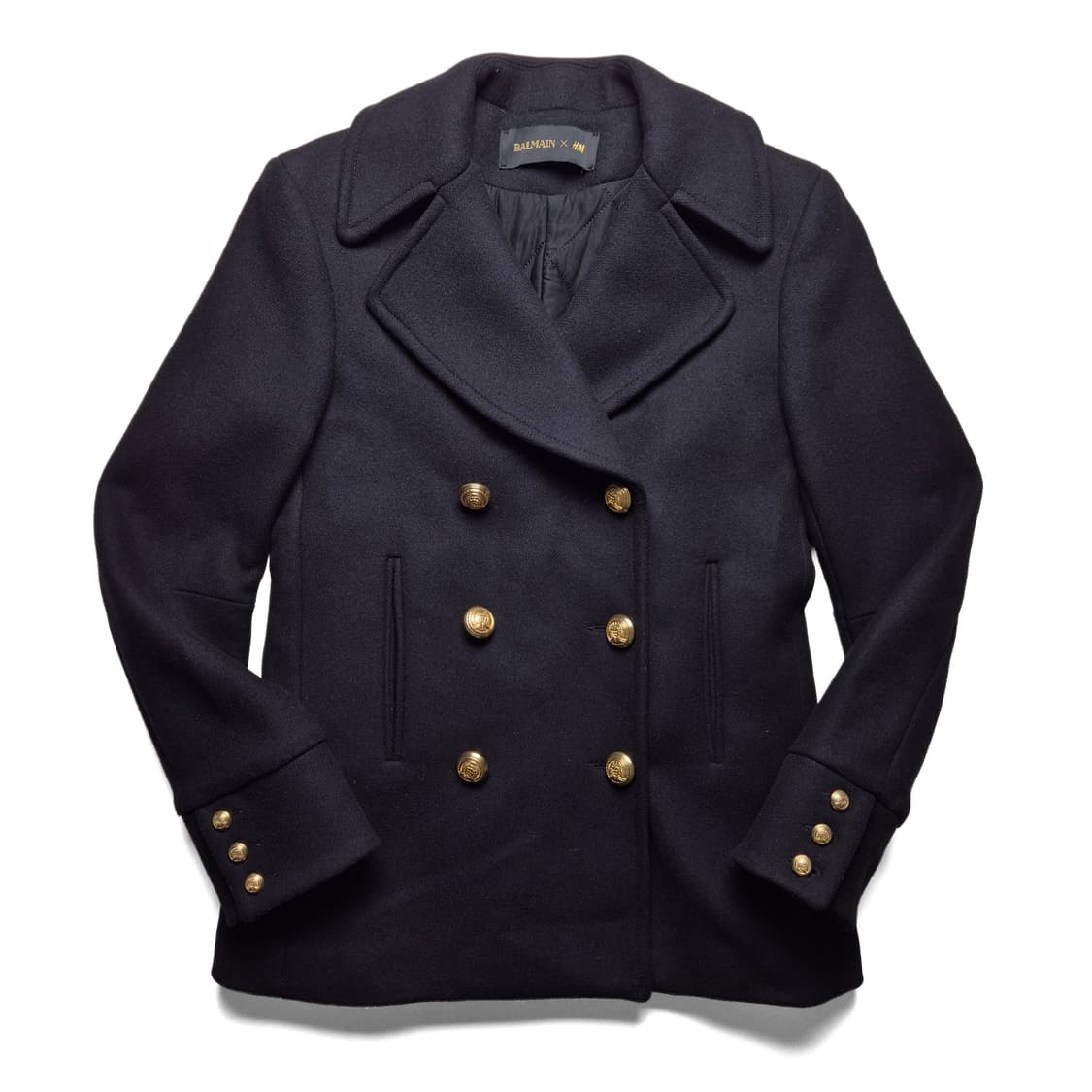 [M] 발망 X H&M 울 피코트 상품이미지2