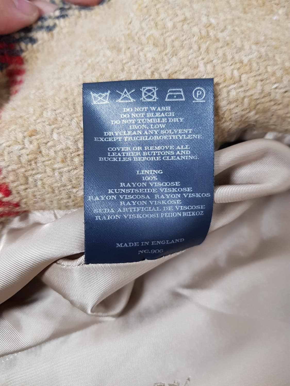 [uk10/55/정품] 버버리 노바체크 울코트 상품이미지8