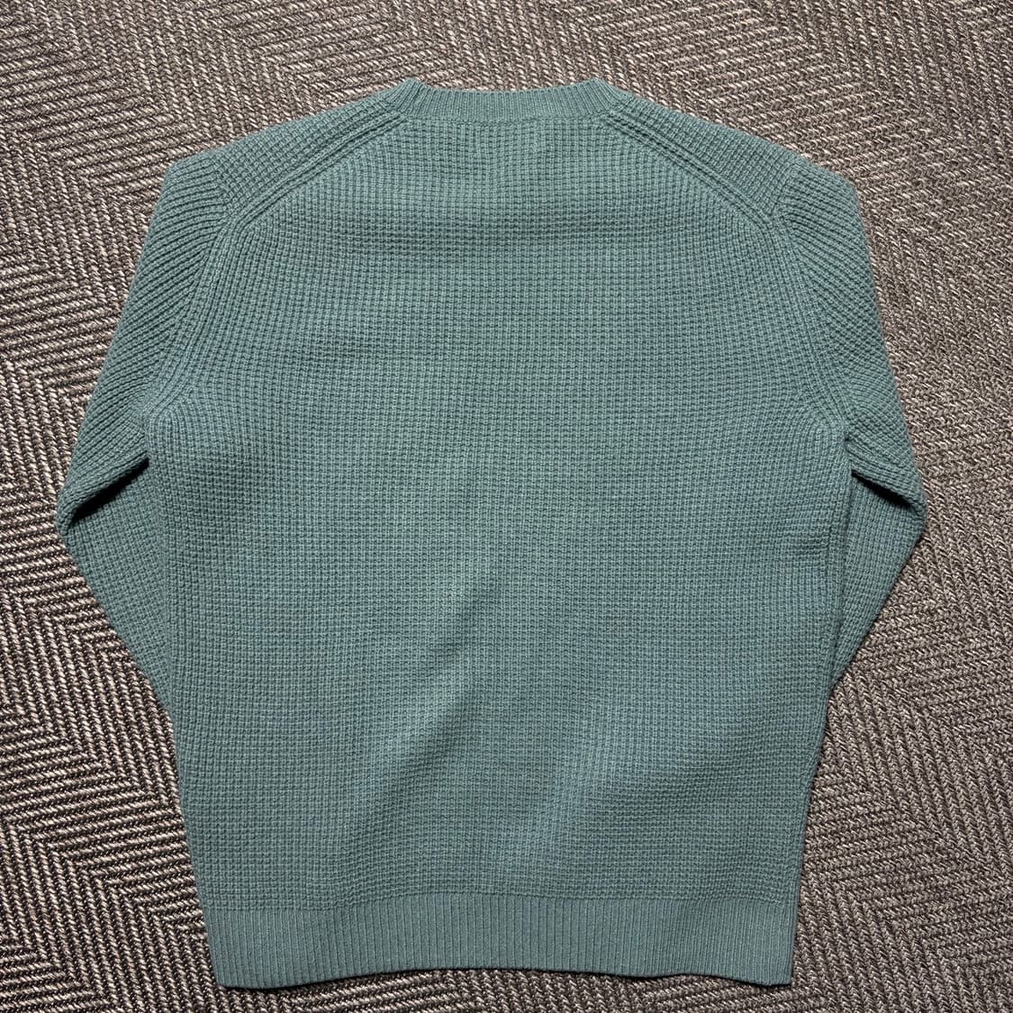 솔리드옴므 와플 크루넥 니트 스웨터(48) 상품이미지2