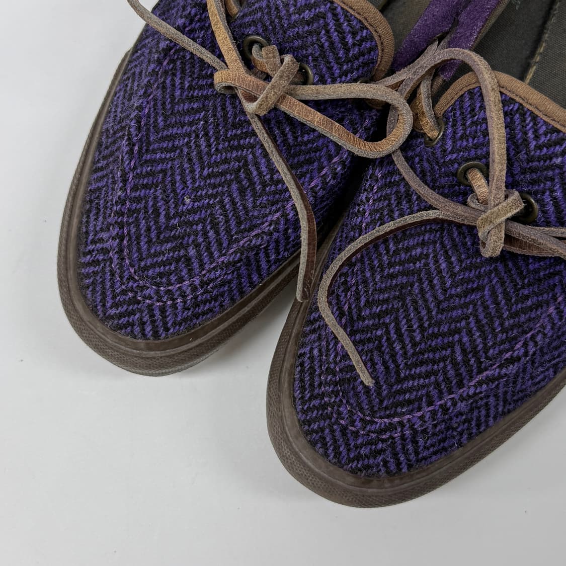 Needles x Harris Tweed boat shoes 상품이미지3