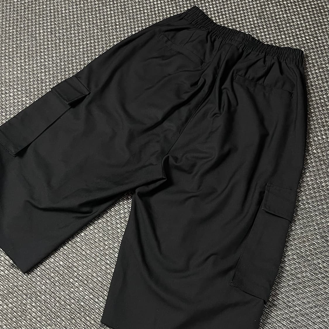 (밴딩) 낫포너드 블랙 카고 버뮤다 하프 팬츠 M 상품이미지5