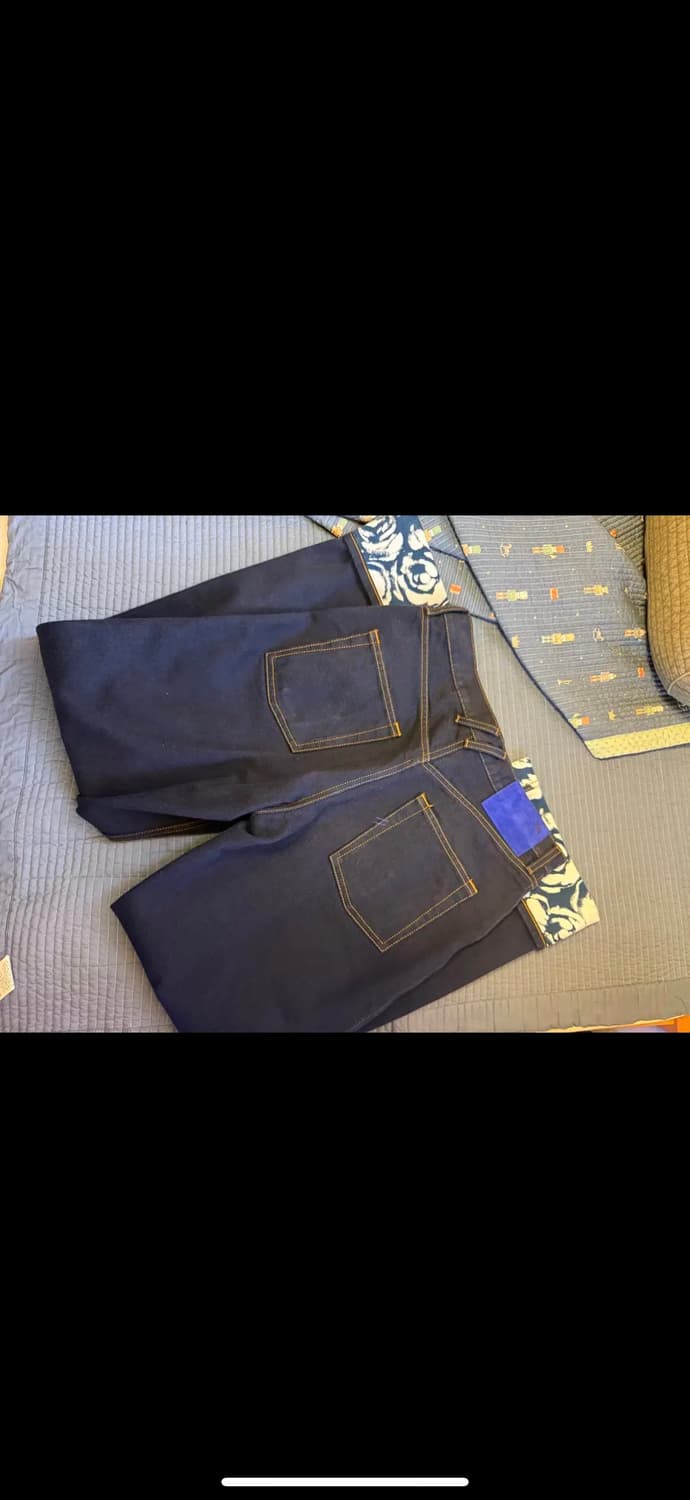 [28R]버버리 헤비웨이트 데님 생지 진 스트레이트핏 상품이미지4