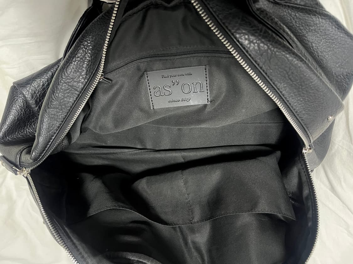 애즈온 보니타 빅백 블랙 상품이미지5